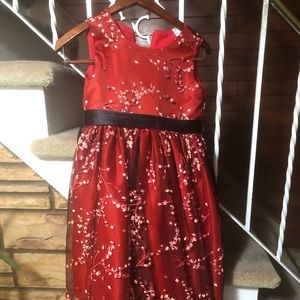 Chasing Firelies Red Sparkle Dress